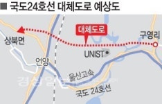 선바위~상북면 잇는 국도 24호선 대체도로 신설 타진