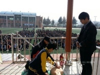 울산 온산소방서, 남창중학교에서 소방훈련 실시