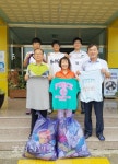 울산시 울주군 두광중학교, 아프리카 희망 T셔츠 150여벌을 새마을 울주군지회에 전달