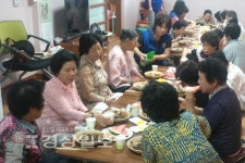 울산시 동구 남목3동 강원반점, 남목경로당과 동부아파트 경로당 노인 60명을 대상 점심식사 대접