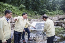 울산 북구 박천동 구청장, 매곡동 평해사 계곡 계류보전사업지 방문