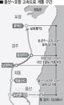 울산~남경주·동경주~남포항 연말 1차개통