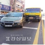 레미콘 차량 서행에 보복운전한 40대 운전자 입건