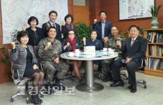 (사)대한민국팔각회 울산시지구 울산팔각회와 신여성팔각회, 765부대 2대대 방문