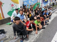 울산 중구 학성초등학교, 벽화그리기 행사 열어