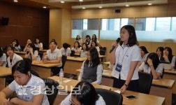 성광여자고등학교 학생들, 경상일보 청소년기자 체험캠프 참가