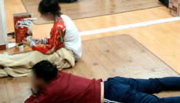 태풍 차바 중구 이재민 108명…학교 체육관·경로당서 힘겨운 나날