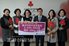 울산어린이집연합회, 태풍 복구 성금 359만2000원과 쌀 5포 전달