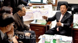 반구동 동천제방 보수로 치수대책 마련을