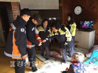 울산 남부소방서 신정119안전센터, 기초소방시설 안전점검 실시