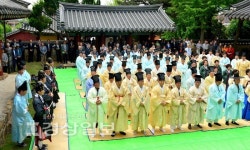 지역 유림·기관 단체장 참가, 울산향교 춘계석전대제 봉행