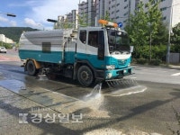 송정지구 8개 아파트건설사 날림먼지 저감 공동노력