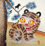 화사하고 유쾌한 한국 민화,울산민채예술협회 회원전