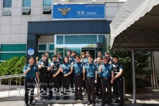 황운하 울산경찰청장 삼산지구대 순시