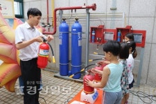 울산 동부소방서, 한마음키즈아카데미 어린이 대상 소방안전교육 실시