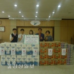 울산시 북구 달천중학교, 농소3동주민센터에 82만원 상당의 물품 전달