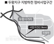 2020년께 두왕천사거리 비 피해 사라진다