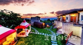 공항에서 20분 거리에 자리잡은 힐링가득 제주펜션