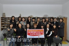 고려아연(주) 온산제련소 직원 배우자 도예교실, 행복나눔전 수익금 627만6050원 전달