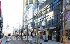 울산 중구 시계탑사거리 전주뽑아 보행환경 개선