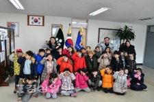 서라벌유치원 원생 30여명, 동부경찰서 견학행사 가져