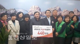 울산 동구 남목2동 주민자치위원회 및 8개 자생단체, 적십자특별회비 440만원 전달