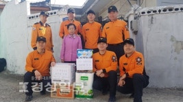 울산 중부소방서 매곡119안전센터, 홀몸노인 가구에 단독경보형 화재감지기 설치