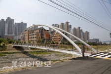 울산 북구 매곡고~매곡도서관, 인도교 완공 시민에 개방