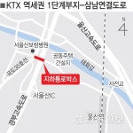 예산절감 차원 무리한 국비 추진, 역세권~삼남 통로박스 장기 지연