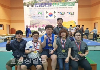 울산 동구청 장애인역도선수단 장애인역도연맹 추계 전국대회, 금 14개·은 1개…대회상 휩쓸어