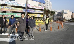 이동권 울산 북구청장, 이화초등학교 통학로 안전점검