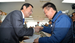 광주형 일자리 두고 광주시장, 현대자동차 지부장 면담