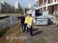 울산 남구, 공사가 진행 중인 옥동우수저류시설 사업장과 삼산 배수펌프장 안전점검