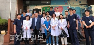 울산세민병원, 중구 새벽시장 주변에서 환경정화활동