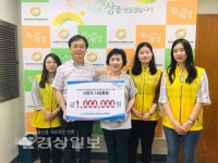 한국산업단지공단 울산지역본부, 100만원 상당의 온누리상품권 전달