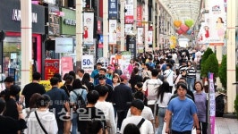 추석 연휴 중구 젊음의거리도북적북적