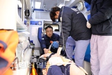 울산대학교병원 권역외상센터,  닥터카 이송 모의훈련 진행