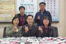 동그라미 공동체, 화정동 행정복지센터에 목도리 기부