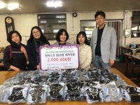 울산 북구 네오골프연습장과 이웃사촌마스크봉사단, 외국인 노동자들에게 마스크 800 매 기부