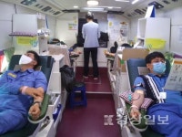 대한적십자사 울산혈액원 2020 생명나눔 헌혈릴레이 26일, 효청보건고등학교, 포스코건설, 포스코ICT 헌혈