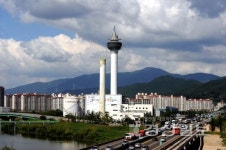 경남 양산시, 양산타워·양산종합운동장 LED조명 등 교체 경관 개선