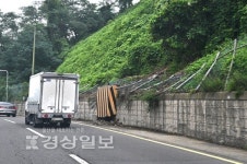 방어진순환도로 낙석방지망 복구 지연 사고위험