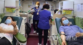 대한적십자사 울산혈액원 2020 생명나눔 헌혈릴레이 11일, 화봉고등학교, 울산북구시설관리공단, 울들병원 헌혈