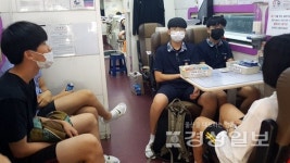 대한적십자사 울산혈액원 2020 생명나눔 헌혈릴레이 11일, 화봉고등학교, 울산북구시설관리공단, 울들병원 헌혈