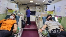 대한적십자사 울산혈액원 2020 생명나눔 헌혈릴레이 20일, 현대공업고등학교, 울산남부소방서 헌혈