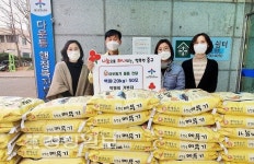 익명천사, 다운동에 사랑의 쌀 6년째 전달