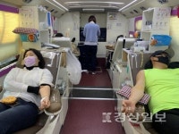 대한적십자사 울산혈액원 2021 생명나눔 헌혈릴레이 28일, 울산 북구청, 경주시청, 우영산업 경주공장 헌혈