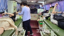 대한적십자사 울산혈액원 2021 생명나눔 헌혈릴레이 5일, 남창고등학교 헌혈