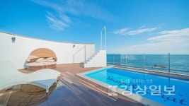 동해바다 일출이 장관인 오션뷰 풀빌라  샵앤플렛펜션,전 객실에서 넓고 푸른 동해바다 볼 수 있어 주목