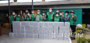 울산 울주군 두서면 새마을협의회, 열무김치를 관내 경로당 및 홀몸노인들에게 전달